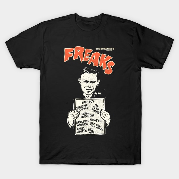 Freaks 1932 T-Shirt by darklordpug